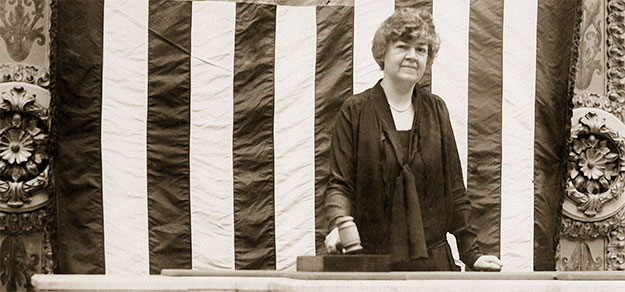 Edith Nourse Rogers in the House chamber in 1926. (Image credit" U.S. House of Representatives)